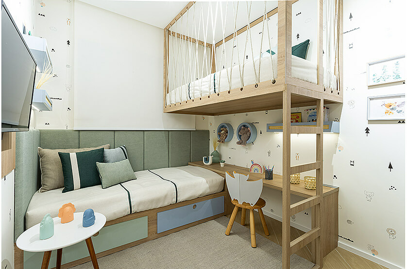 Dormitório 2 - 50m² (Foto do decorado) 